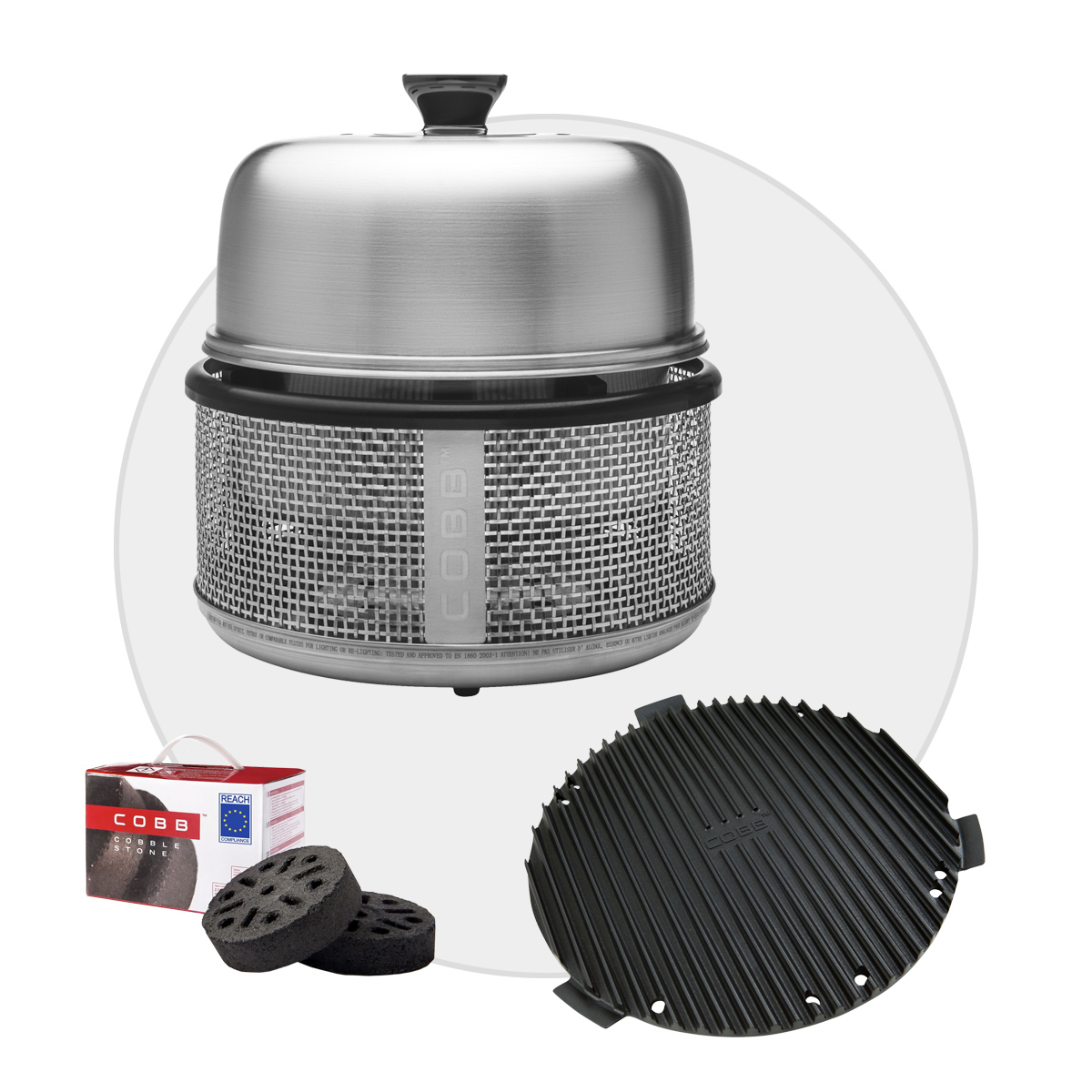 COBB Premier AIR DELUXE Grill inkl. Air Deckel & Griddle+