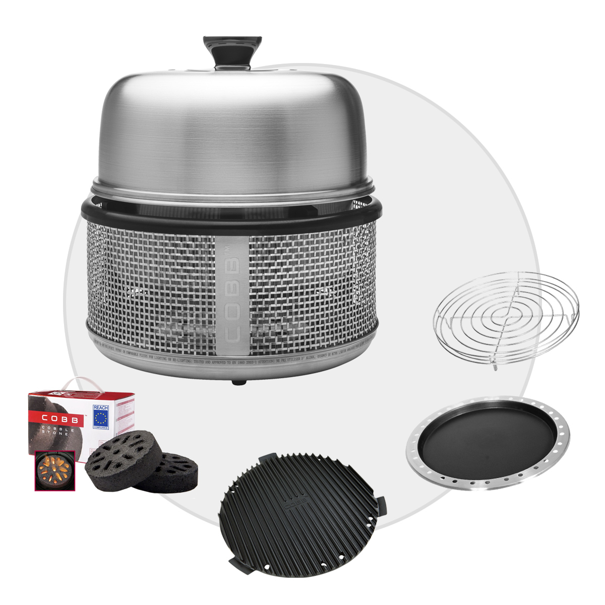 COBB Premier AIR DELUXE Grill inkl. Cobble Stone