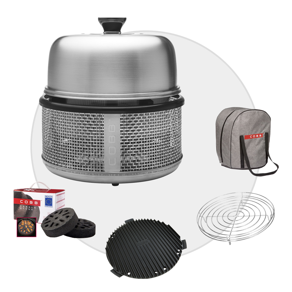 Cobb Premier AIR DELUXE Grill inkl. Cobble Stone